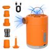 Outdoor Multi-function Air Pump with LED Light Portable USB Rechargeable Inflatables Swimming Ring Pool Float Air Mattress Bed Mini Electric Inflator