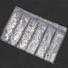   Colorful   Glass Nail Art Rhinestons Decoration Costumes Material Package(Silver)