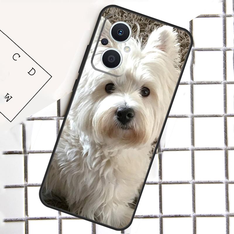 Westie Dog Phone Case For OPPO Reno 14F 13F 12F 11F 10 Pro 8T 7 8 Lite OPPO Find X8 X6 X5 X9 Pro Cover