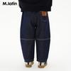 M.Latin Boys' Segmented Print Carrot Denim Pants