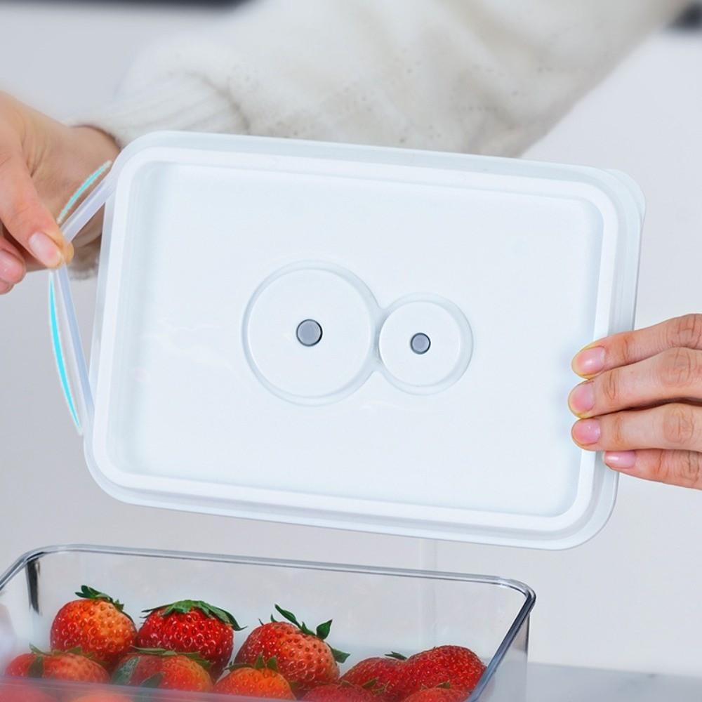 Stackable Food Storage Container Durable Fresh-keeping Box Organizer Sealed Crisper  Refrigerator