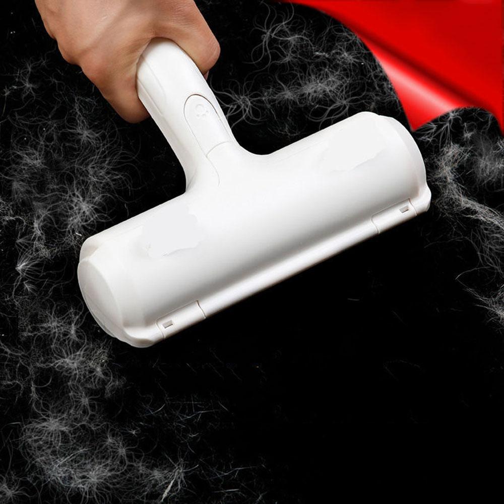 Pet Hair Removal Roller 2 Way Cat and Dog Hair Cleaning Brush To Remove Furniture Self-Cleaning Dog Hair Brush Lint Pet Epilator