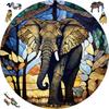 Mysterious 3D Wooden Puzzles Lion Unique Animals Shape DIY Educational Toys Gifts Wooden Jigsaw Puzzle Games For Kids Adults