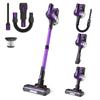 Poweart V870 Cordless Stick Vacuum Cleaner, 30Kpa Powerful Suction 8 In 1 Self-Standing Handhel Vacuum, Blue, Purple