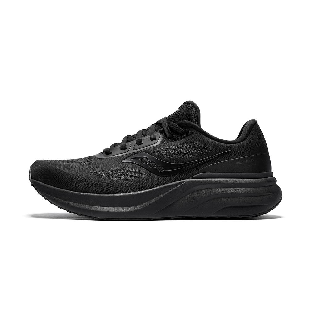 Saucony Puff 3 Daily Cushioning Comfortable Low-Top Running Shoes Unisex Running Shoes Black S28253-3