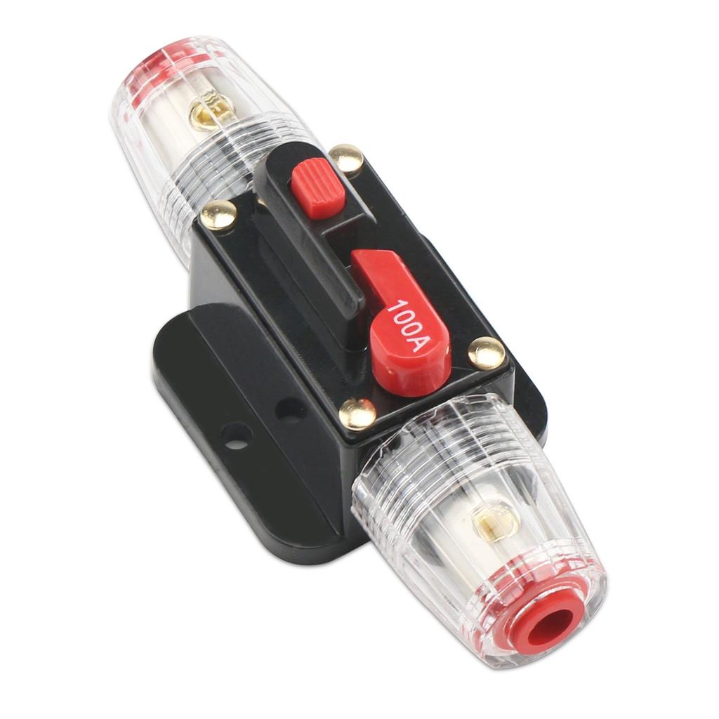 DROK Automatischer Schutzschalter 12-24V 50Amp -100Amp Überlastschutz Sicherungskasten