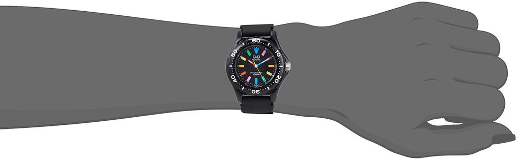 [Q&Q] Wristwatch, 10 ATM water resistant, sports type, VR25-001, women's, black