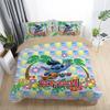 Luxurious 3d Cartoon Stitch Anime Bedding Set With Comforter Cover And Pillowcase