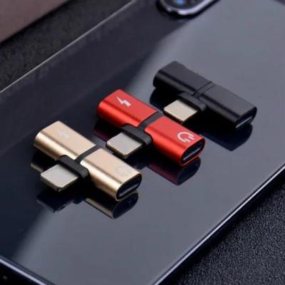 2 In 1 Adapter for iPhone 7/8/8/X Dual Jack Aux Audio & Charging & Calling & Sync Cable Connector