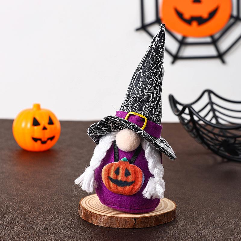 Halloween Faceless Doll Halloween Gnome Luminous Halloween Gnome Plush Dwarf Decorations Faceless Plush Doll Party Decor