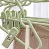 Plastic Clothes Hanger Anti-Slip Laundry Rack Portable Coats Hanger  Home