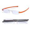 RSINC Combo Rimless Frame Eyeglasses for Unisex Silver Orange-Brown Brown Tag JL156426908175
