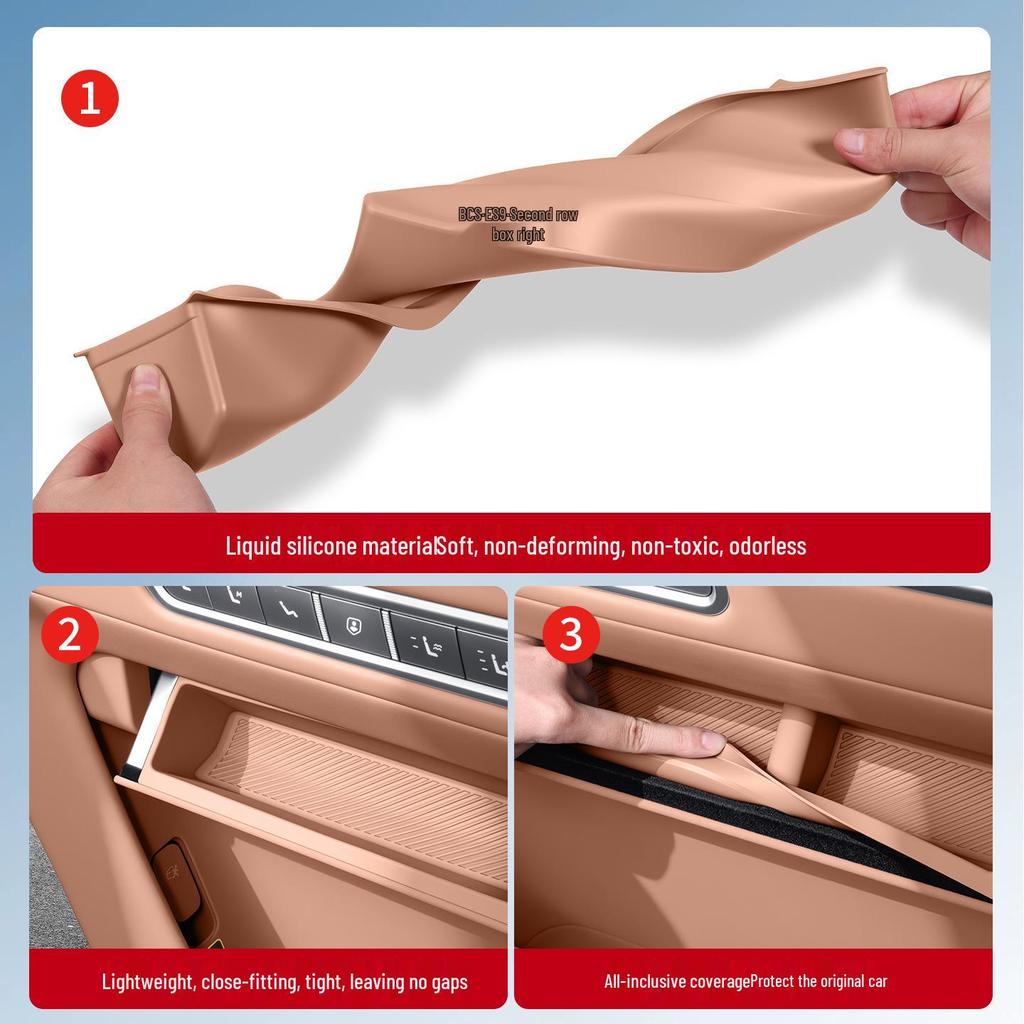 Nio ES9 Second Row Door Storage Silicone Mat