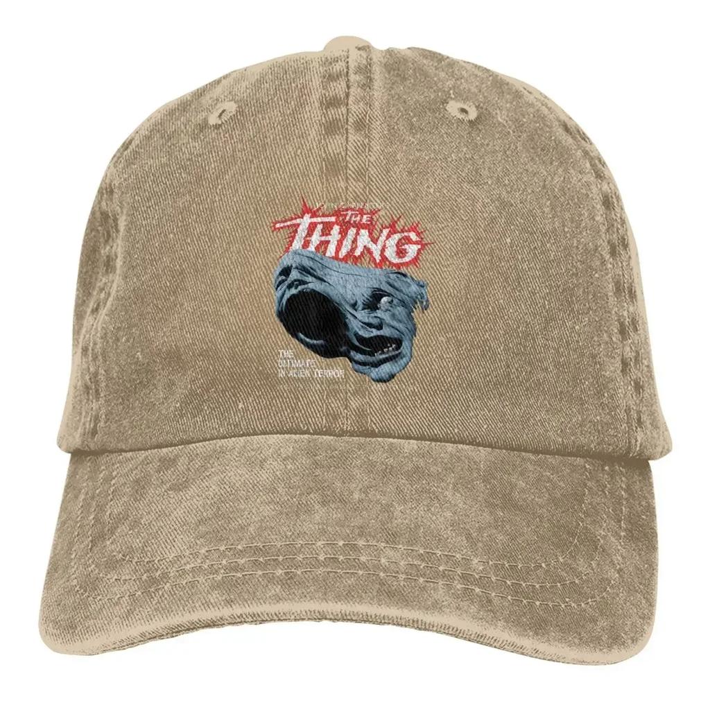 Summer Cap Sun Visor The Thing John Carpenter Horror Sci Fi Hip Hop Caps The Thing Cowboy Hat Peaked Hats