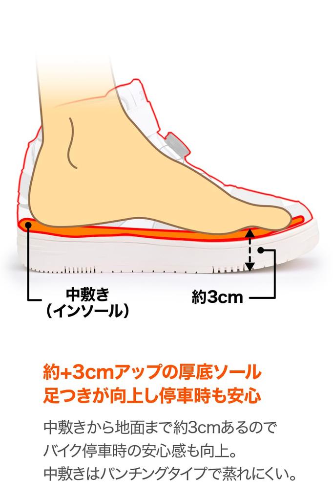 Daytona Waterproof Riding Solid Size D-WP DS-501 High-Cut Shoes, White, 27.0cm (61602)