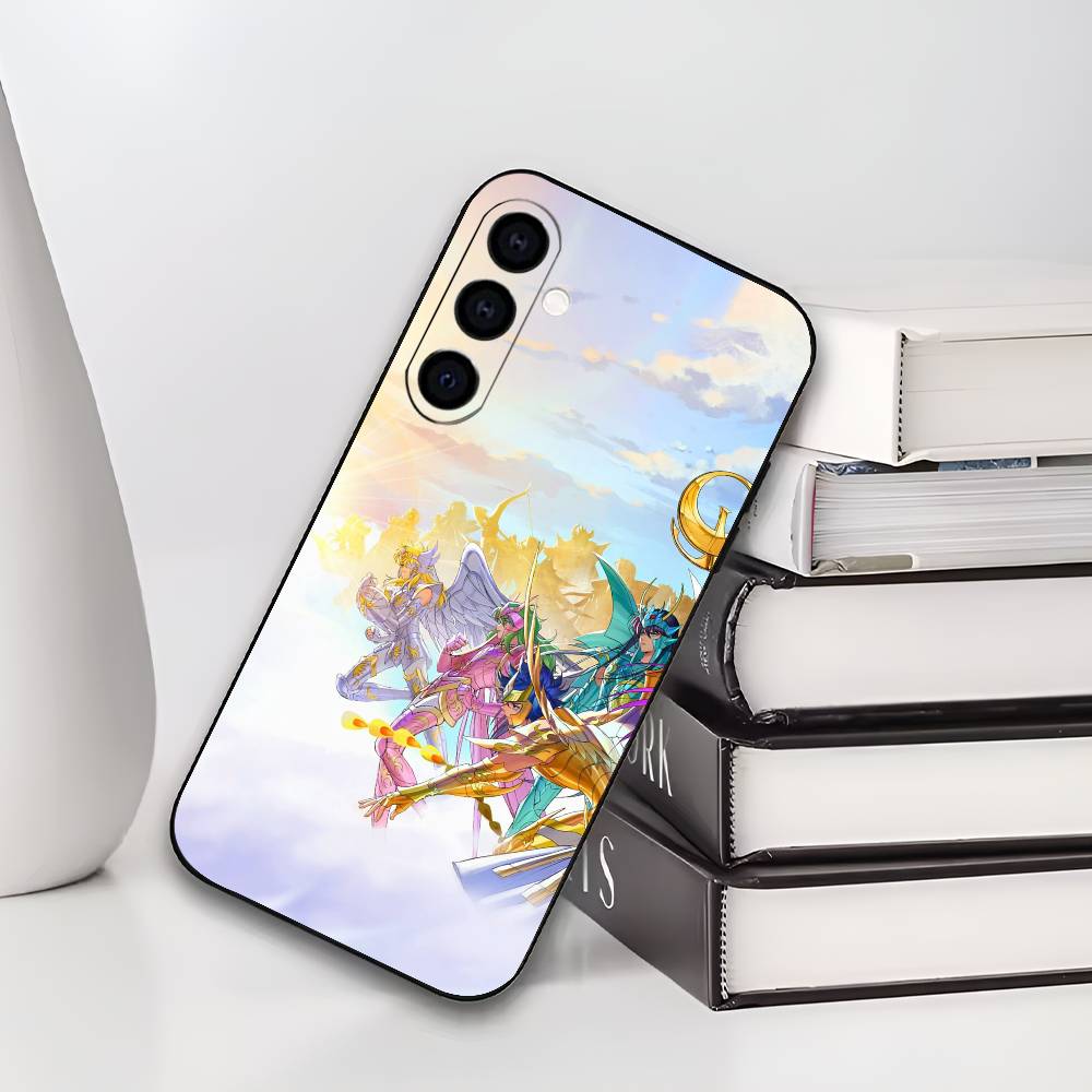 S-Saint S-Seiya Anime Phone Case Silicone Soft For Samsung Galaxy A73,A72,A71,A70,A53,A52,A51