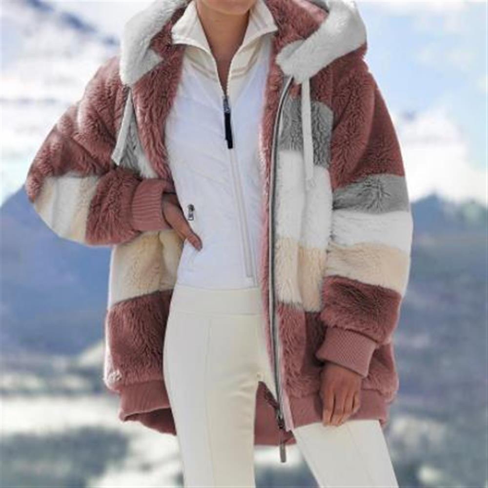 plus size teddy bear jacket