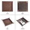 Creatieve Valet Tray van Echt Leer met Draadloos Opladen voor Telefoon Sleutel Munt Pen Bureau Opbergruimte Diverse Spullen Kist Doos Ornamenten
