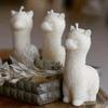 3D Alpaca Scented Candle Mold Cute Animal Resin Silicone Craft Gift Home Decor DIY Sheep Gypsum Making Soap Making Supplies