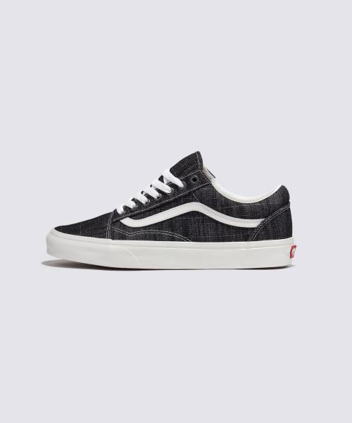 [Vans] Old Skool - (Прошитый деним) черный:Белый VN000CR5Y281 230