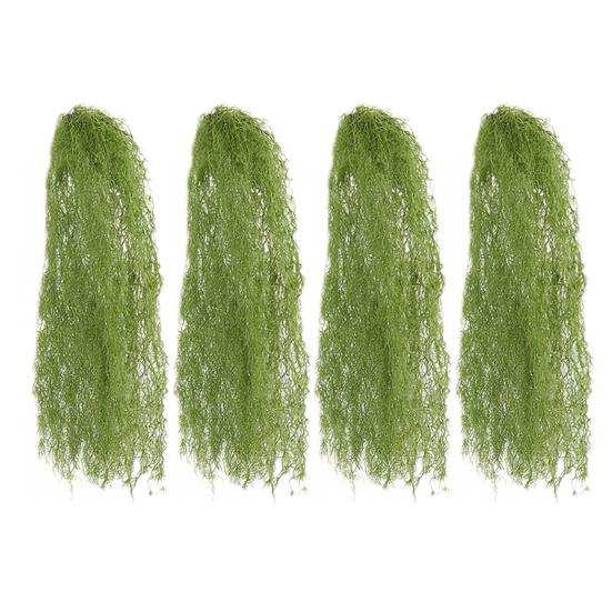 1/2/3/4Pcs Simulated Green Plants Handmade Artificial Labia Leaves No Maintenance Waterproof Garland Garden Decor