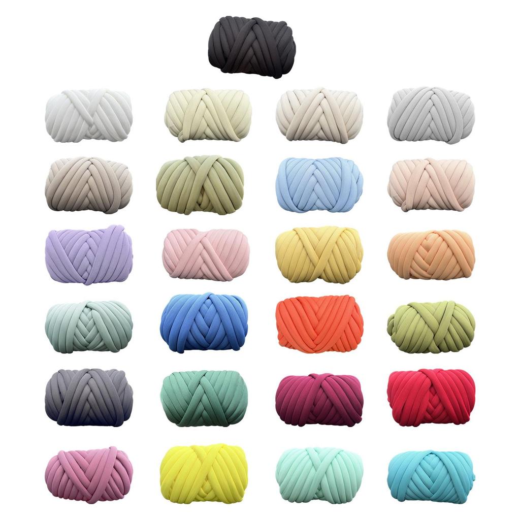 Cotton Polyester Chunky Yarn Bulky Chunky Yarn for Crochet Rug Making DIY