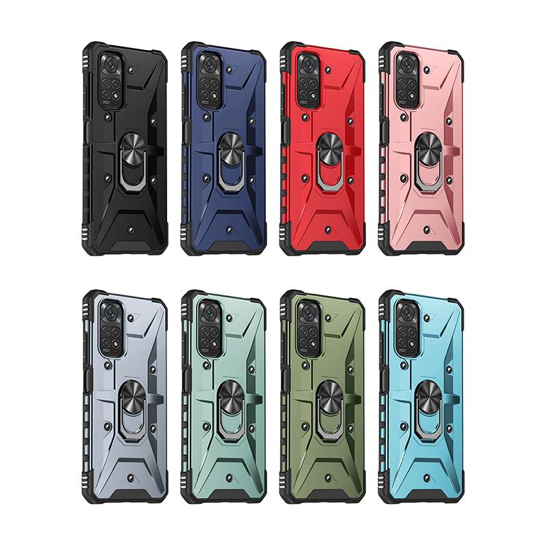 Source Phone Case Ring Magnetic Bracket Hard Shell Border TPU Anti Slip for Redmi Phone Case