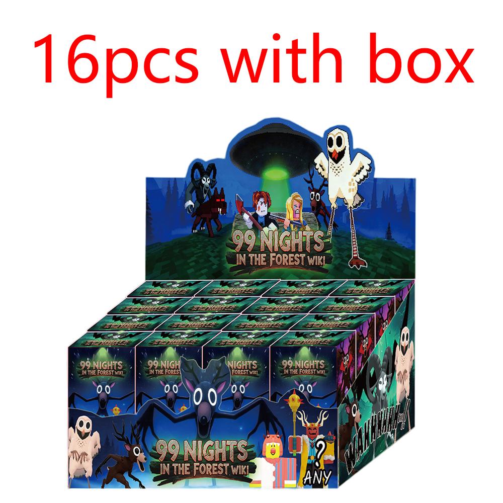 New Hot 99 Nights In The Forest Monster Blind Box Deer Cartoon Milu Deer Stuffed Game Peripherals Halloween Toy Gifts