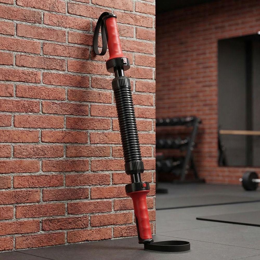 Adjustable Spring Strength Training Equipment Ergonomic Fitness Power Twister Bar Muscle Fitness