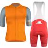Phtxolue Pro Men Cycling Clothing Anti-Loss Zipper Women Cycling Jersey Set Bike Clothes Anti-UV MTB Bicycle Wear Suit Kit