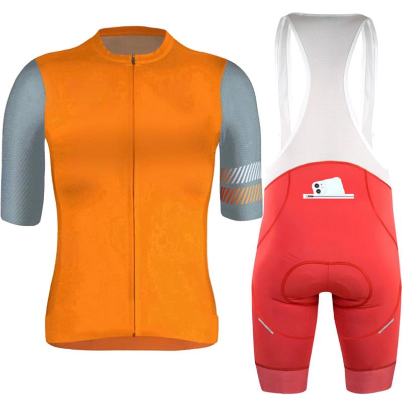 Phtxolue Pro Men Cycling Clothing Anti-Loss Zipper Women Cycling Jersey Set Bike Clothes Anti-UV MTB Bicycle Wear Suit Kit