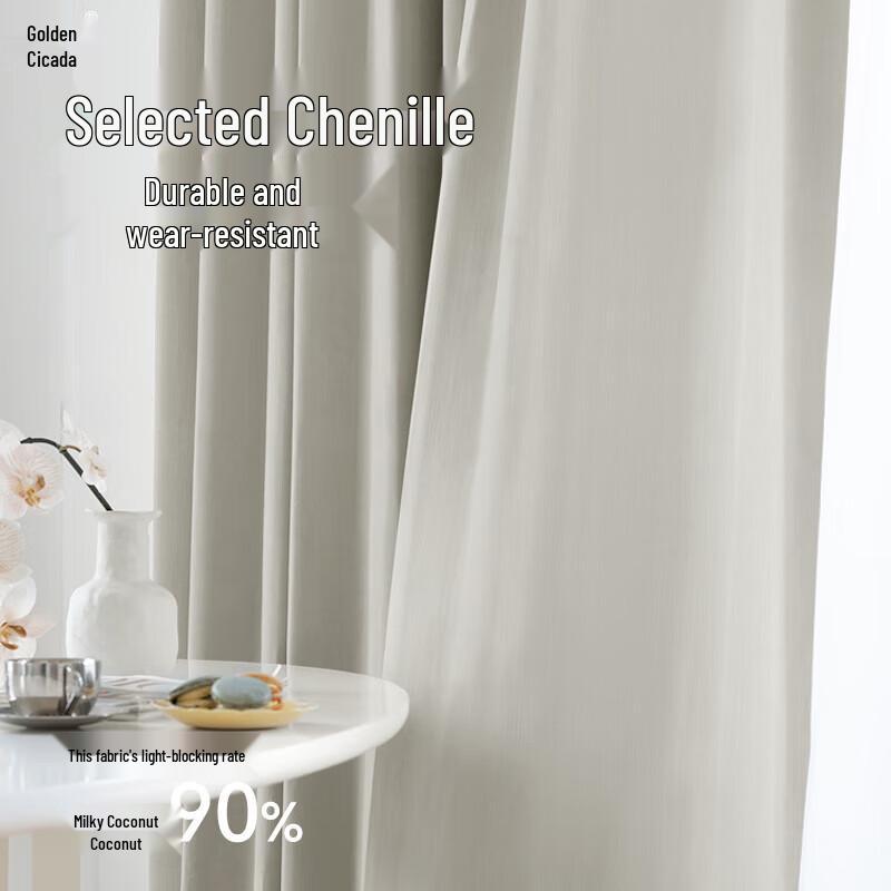 Jinchen Chenille Blackout Curtain Set