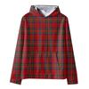 Men's Casual Pullover With Pockets Long Sleeve Plaid Hooded Tops
