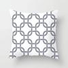 Gray Geometric Printing Sofa Cushion Cover Pillowcase Home Decor Party Car Bedding