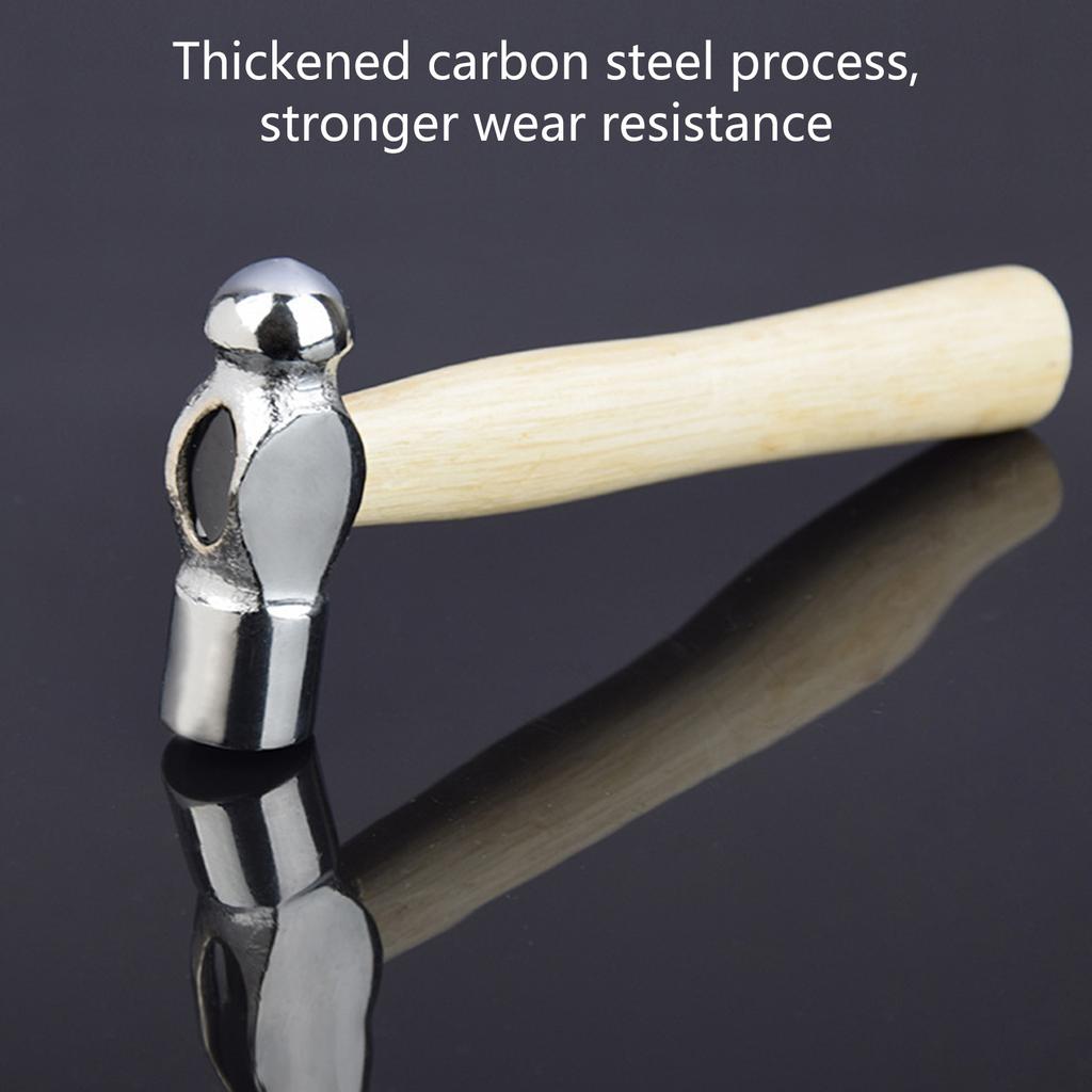 Mini Hammer Smashing Walnut Round Head Wooden Handle Hammer Car Escape Tool Hand Hammer Multifunction Mini Hammer