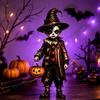Halloween Schreibtischdekorationen Holz Tischplatten-Display Akzent für Kaminsims, Regal und Party-Dekoration, Ein ausgewählter Stil pro Packung