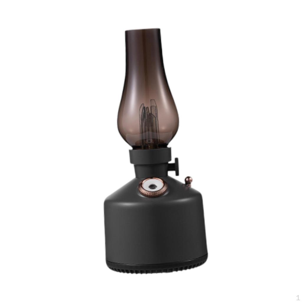 Vintage Oil Lamp Humidifier Retro Classic Night Light for Bedroom Home