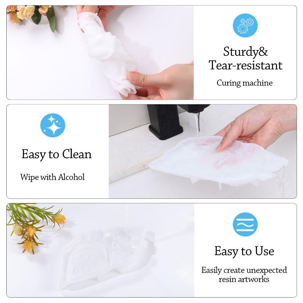 Sea Turtle Silicone Molds Fish Gypsum Mold Hot 3D Resin Crafts Silicone Mold  Holiday Gifts