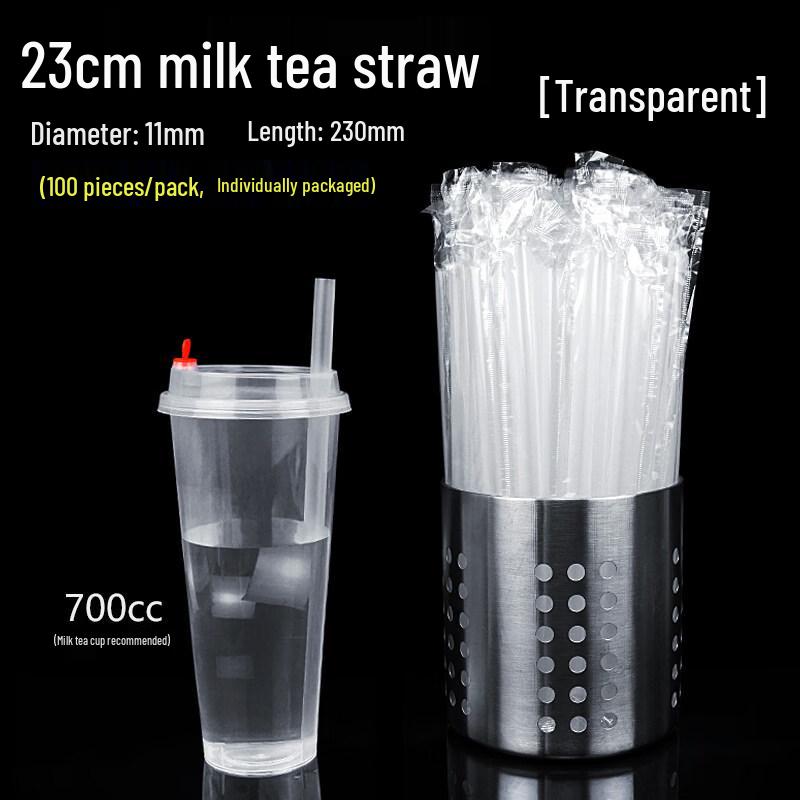 ZISIZ Disposable Boba Tea Straws