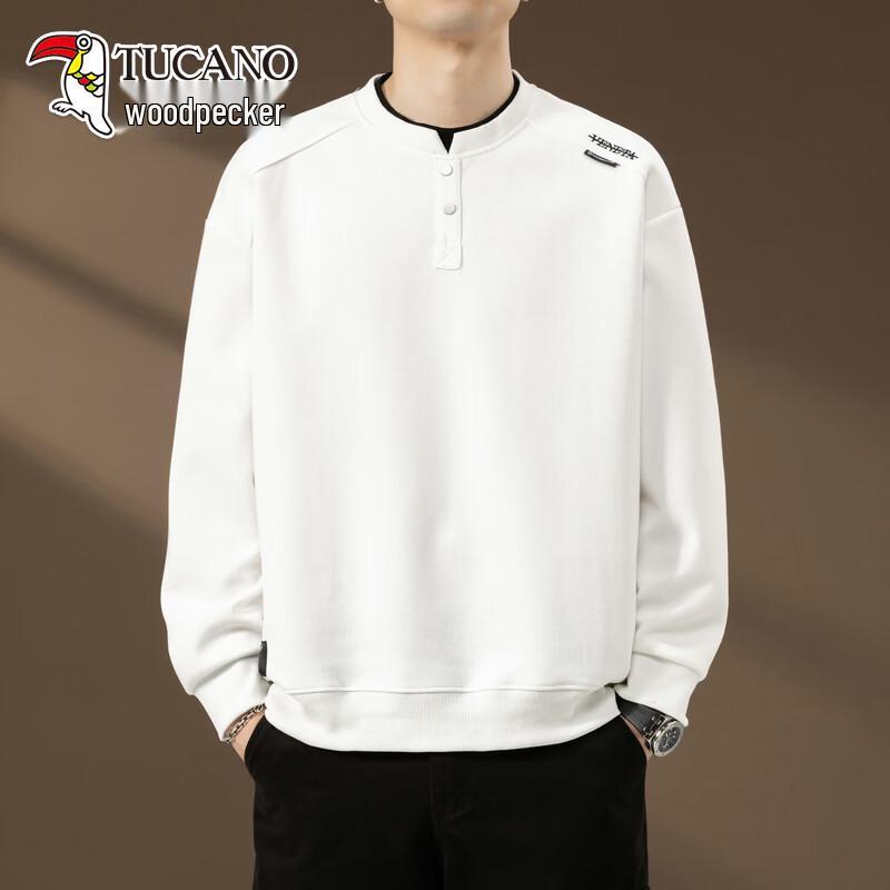 TUCANO Men s Faux Two-Piece Polo Collar Sweatshirt 2XL