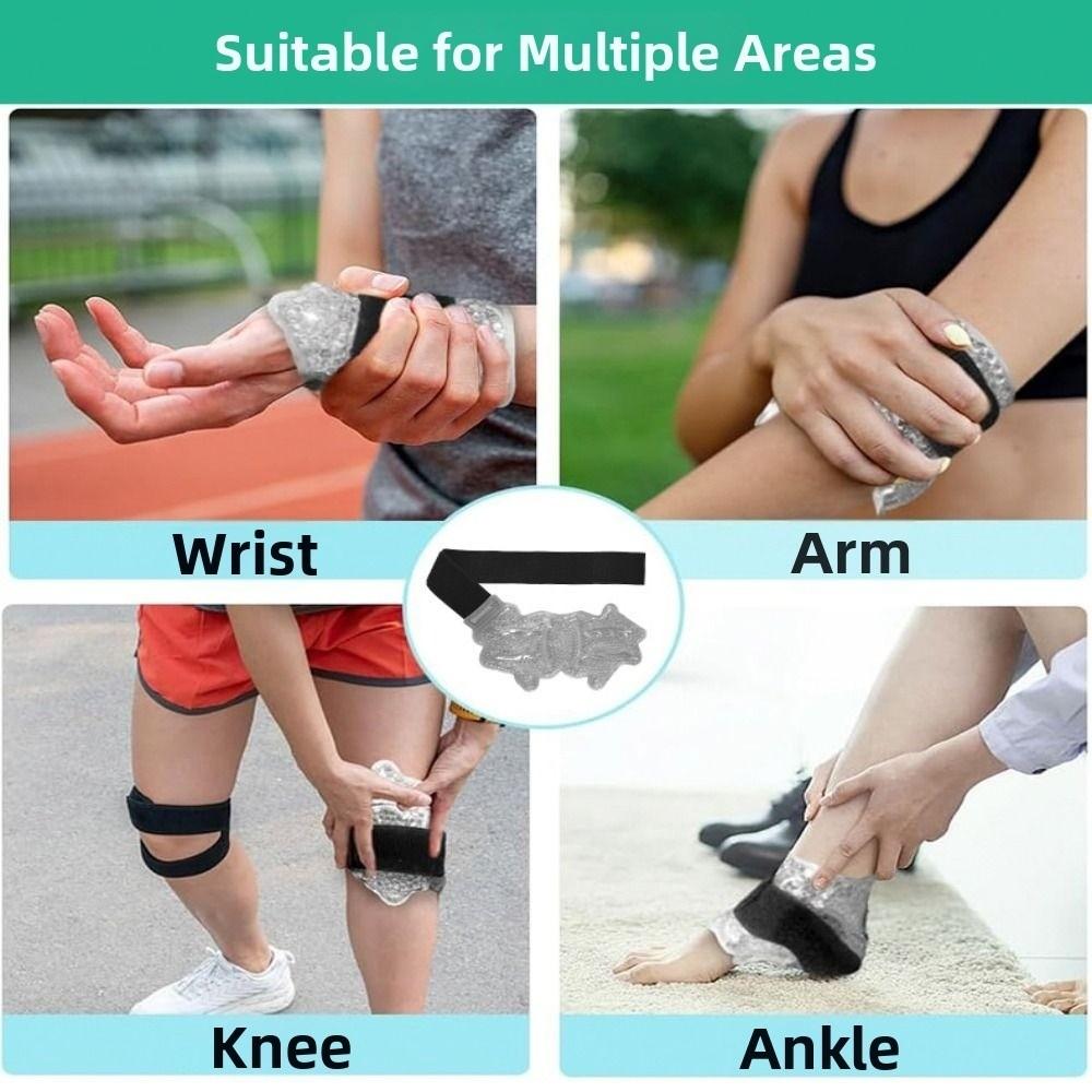 Hot Cold Gel Sports Foot Ice Pack Reusable Gel Ankle Wrap Soft Ankle Ice Pack Myofascial Feet