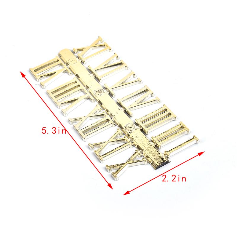 Stick On Clock Numbers Roman Numerals 10Mm Art Craft Dial Sticking Gold 1 Set