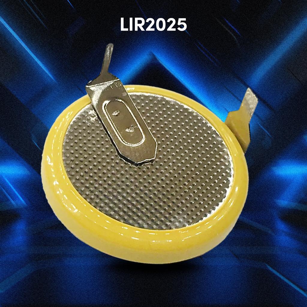 2Pcs LIR2025 3.6V 20mAh Lithium Button Cell For Watch Calculators Clock Computers Remote Control Toy Rechargeable