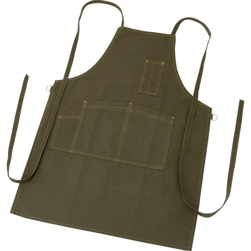 TRUSCO Canvas Sash Olive Apron, Type, Drab, HEP-OD