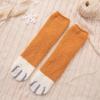 Cozy Cat Paw Coral Fleece Socks - Thick Warm Floor Sleep Socks
