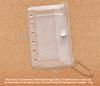 A7 Loose Leaf Card Holder Case PVC Transparent Glitter Storage Bag Note Book Inner Bag Card Cover Sleece INS Original