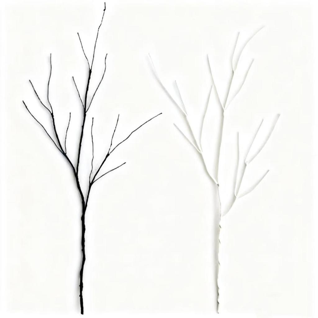 Artificial Decorative Branches for Landscaping and Faux Floor Arrangements