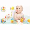 Bath Toys, Baby Shower Head with 3 Spraying Ducks and 4 Nozzles, Duck Bath Toys, Electric Shower Spray Water Toy for Toddlers Infants Kids