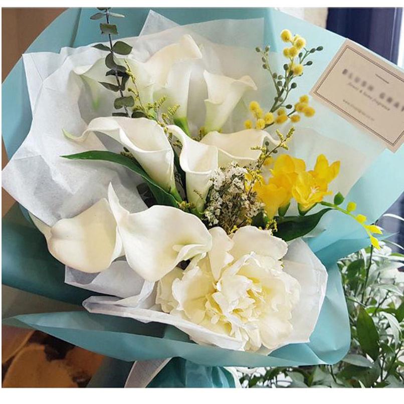 20Sheet DIY Floral Gift Packing Paper 50x70cm Fresh Flower Wrapping Paper for Wedding,Christmas, Birthday