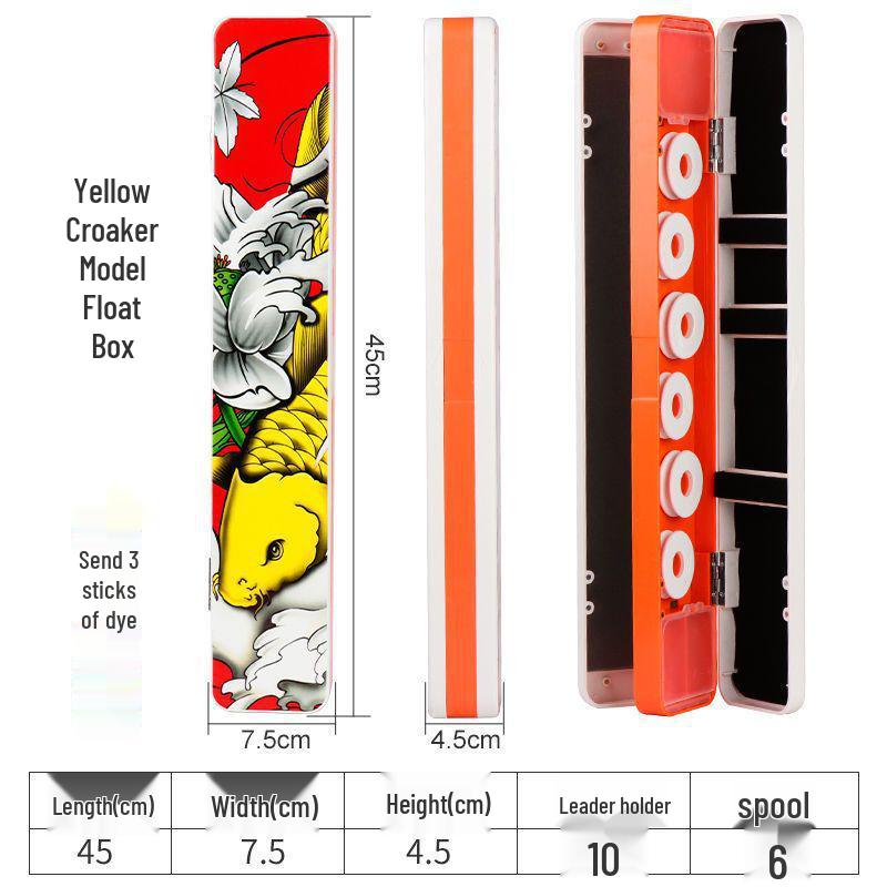 Three-Layer Multi-Functional Fishing Float and Accessories Box Set - Large Capacity Leader Line Organizer